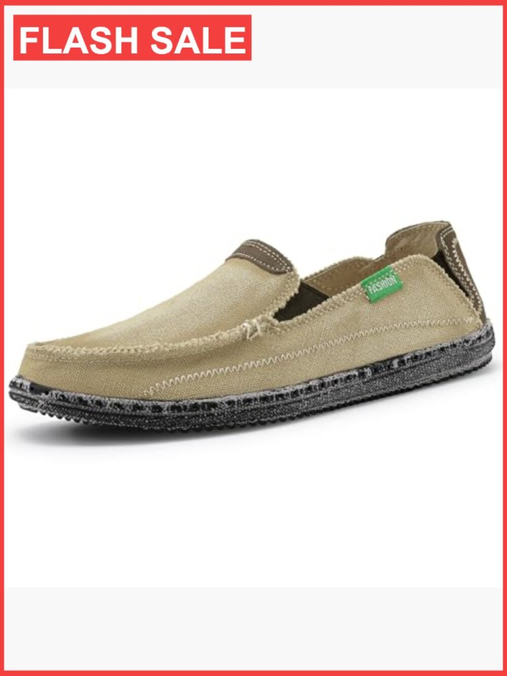 Mens Canvas Slip On Loafers Deck Shoes Casual Boat Shoes Zero Drop Vintage - Picture 5 of 7